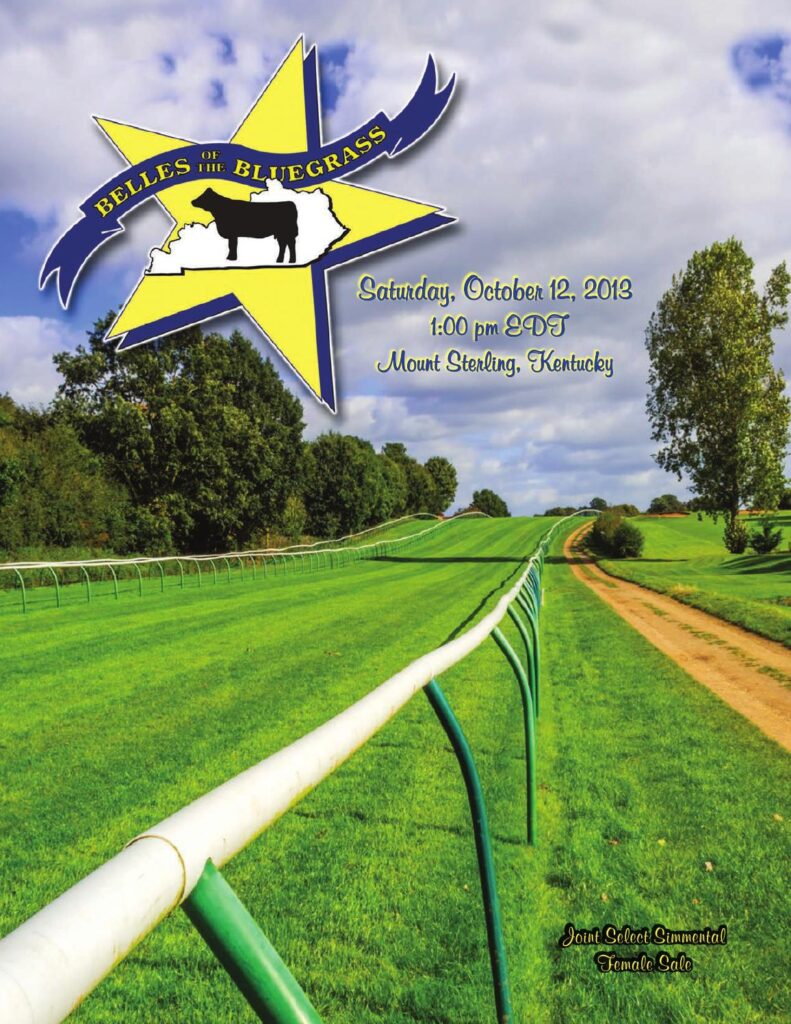 2013 Belles of the Bluegrass Sale
