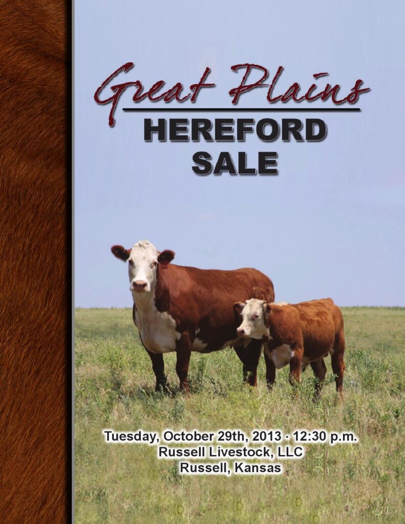 2013 Great Plains Hereford Sale
