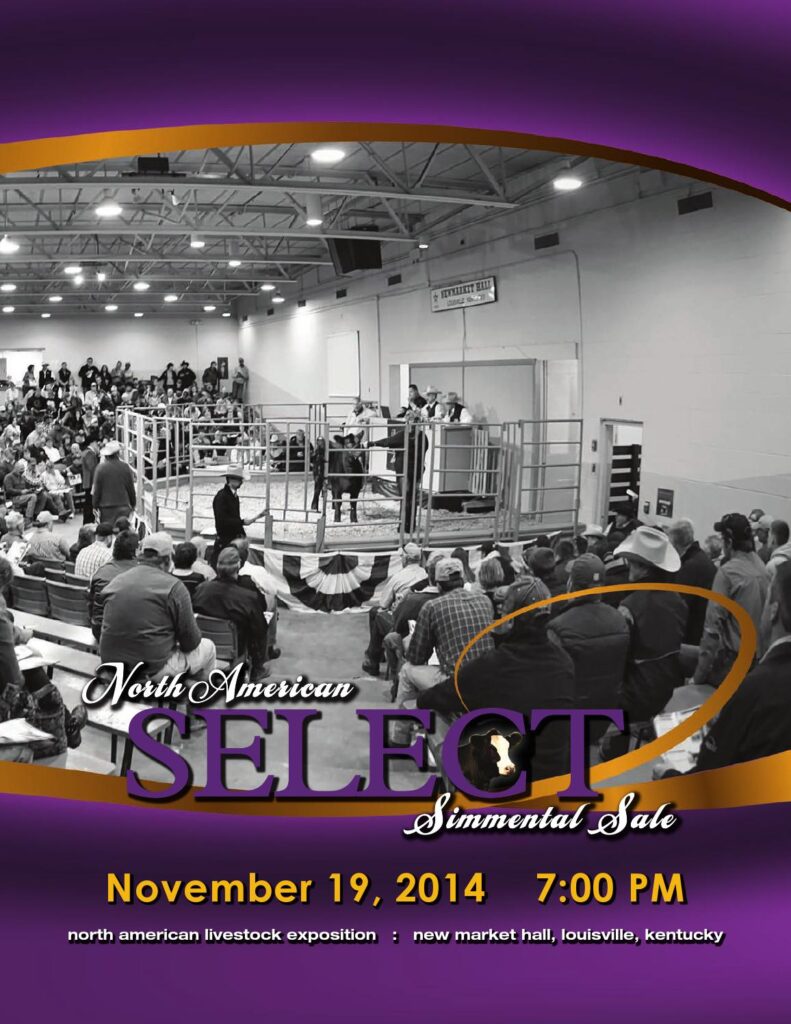 2014 North American Select Simmental Sale