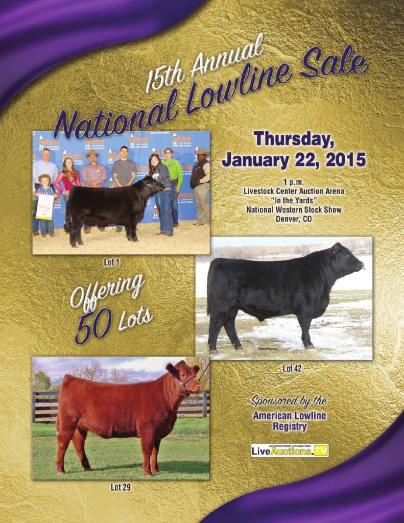 2015 National Lowline Sale