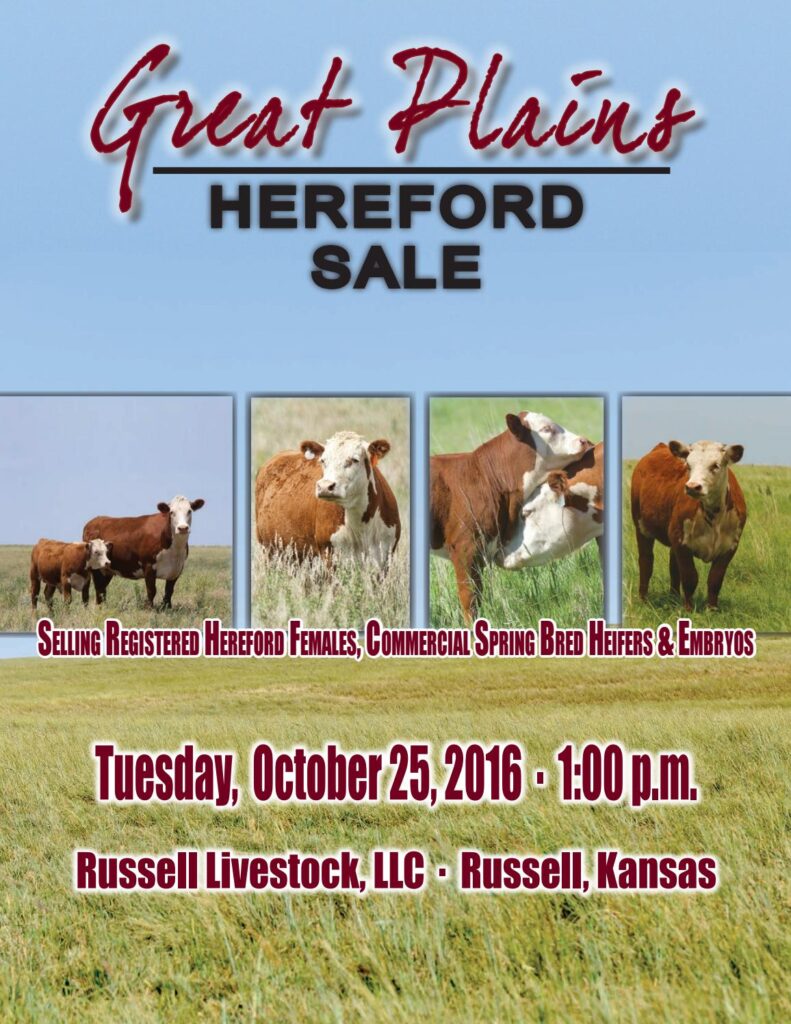 2016 Great Plains Hereford Sale