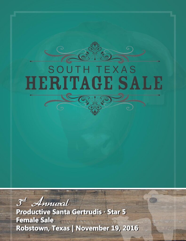 2016 South Texas Heritage Sale