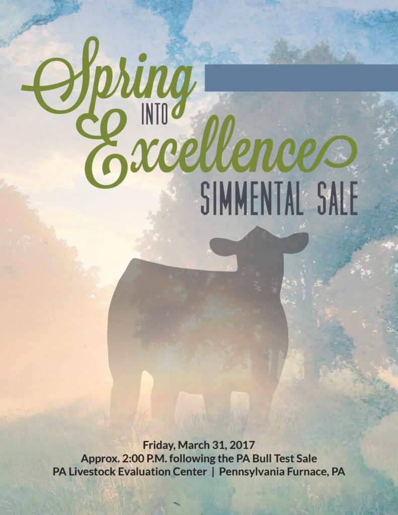 2017 Spring into Excellence Simmental Sale