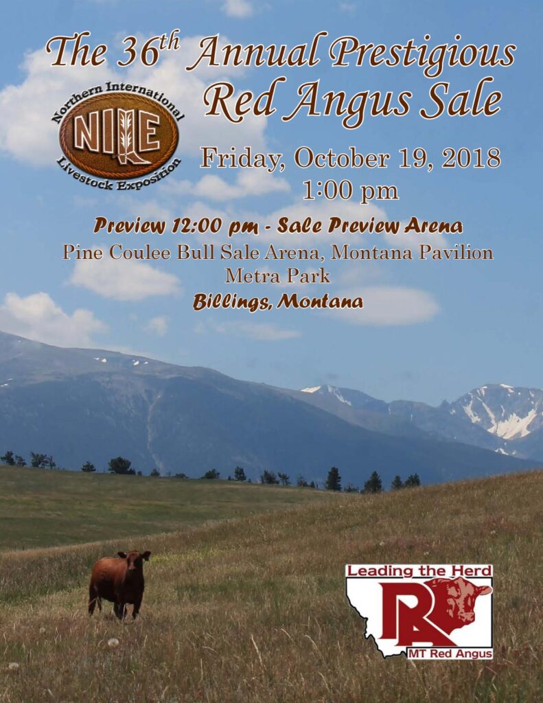 2018 NILE Red Angus Sale