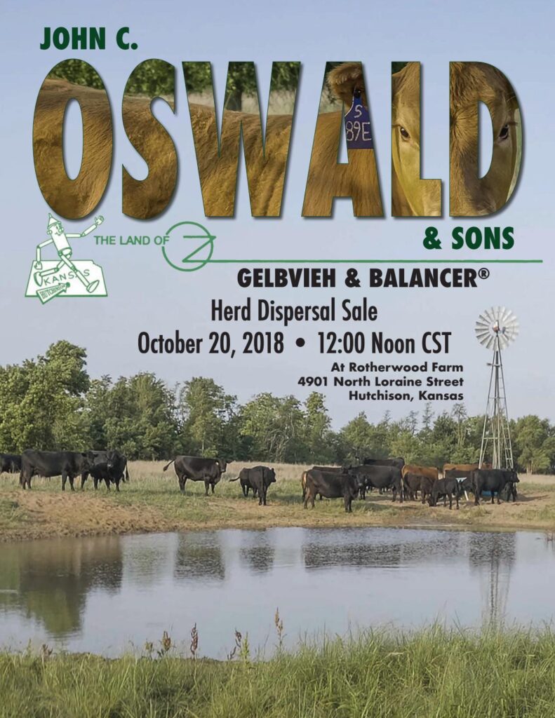2018 Oswald & Sons Dispersal Sale