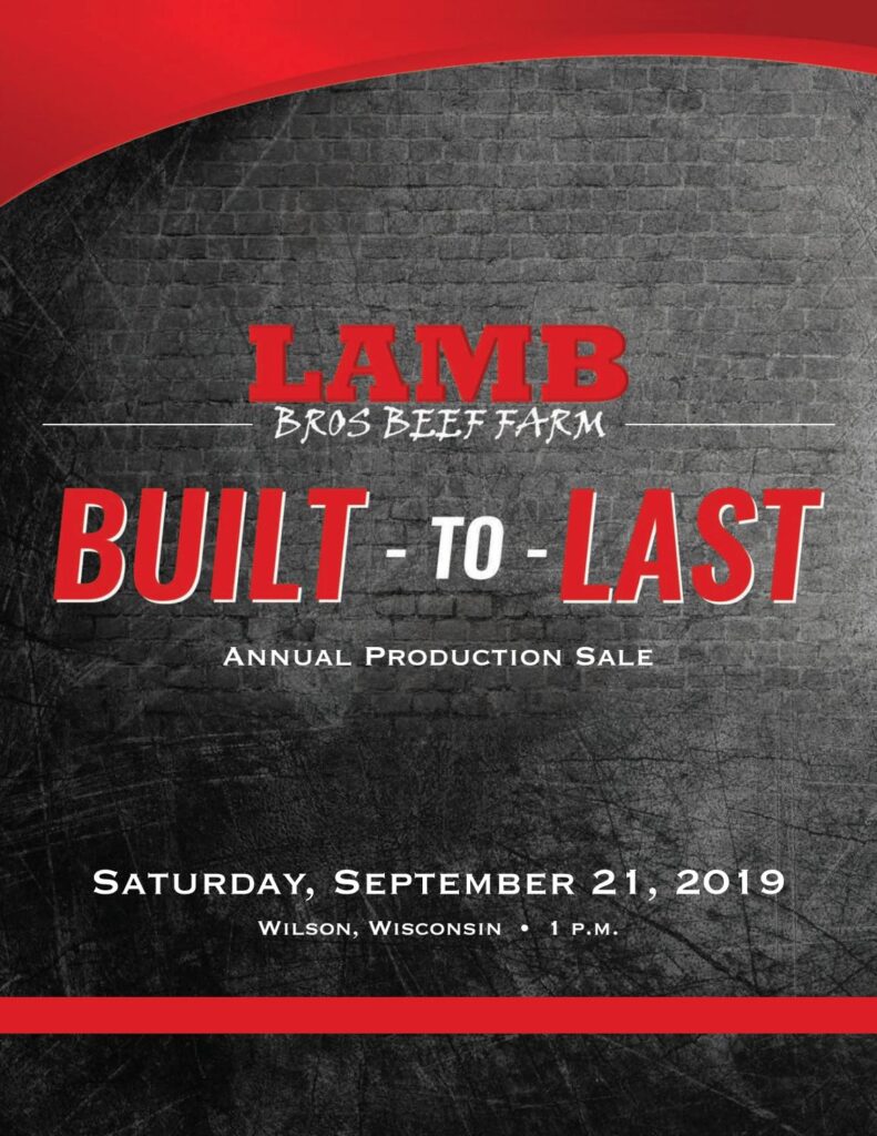 2019 Built To Last Production Sale