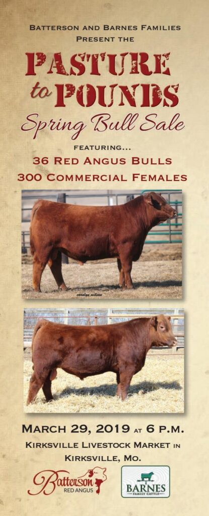 2019 Pasture to Pounds Sale