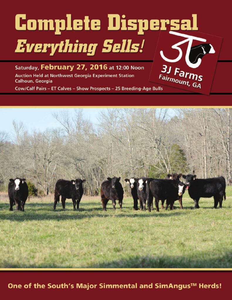 3J Farms - 2016 Complete Dispersal Sale