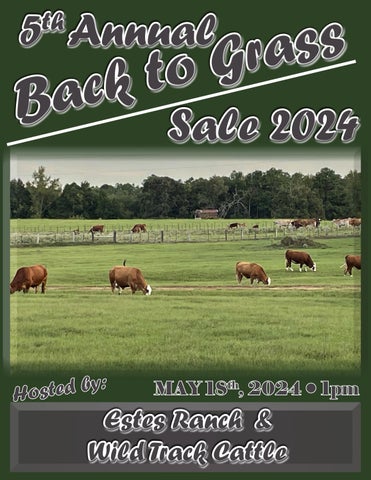 5th Annual Back to Grass Sale 2024