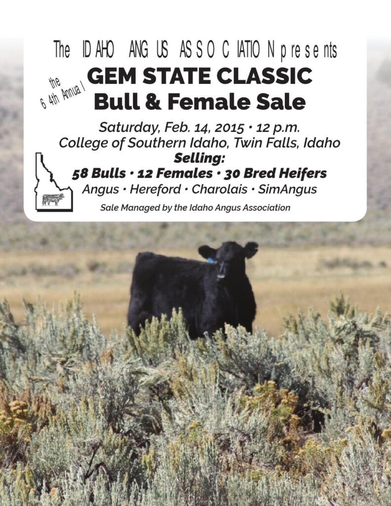 64th Annual Gem State Classic Bull and Female Sale