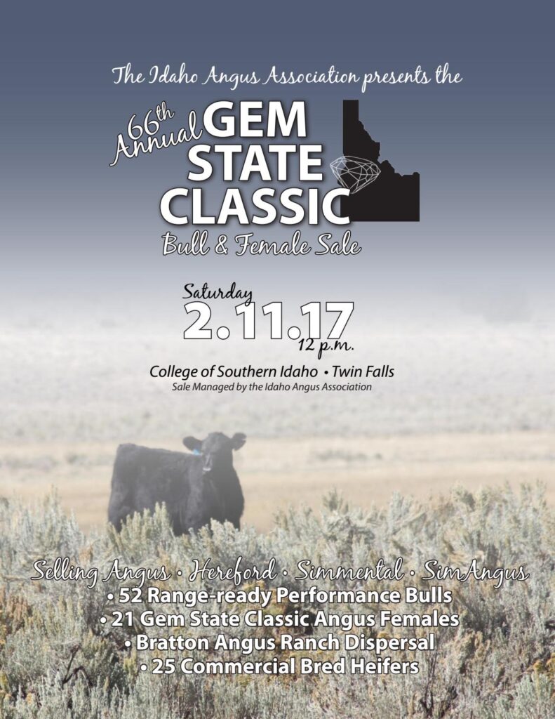 66th Annual Gem State Classic Bull & Female Sale