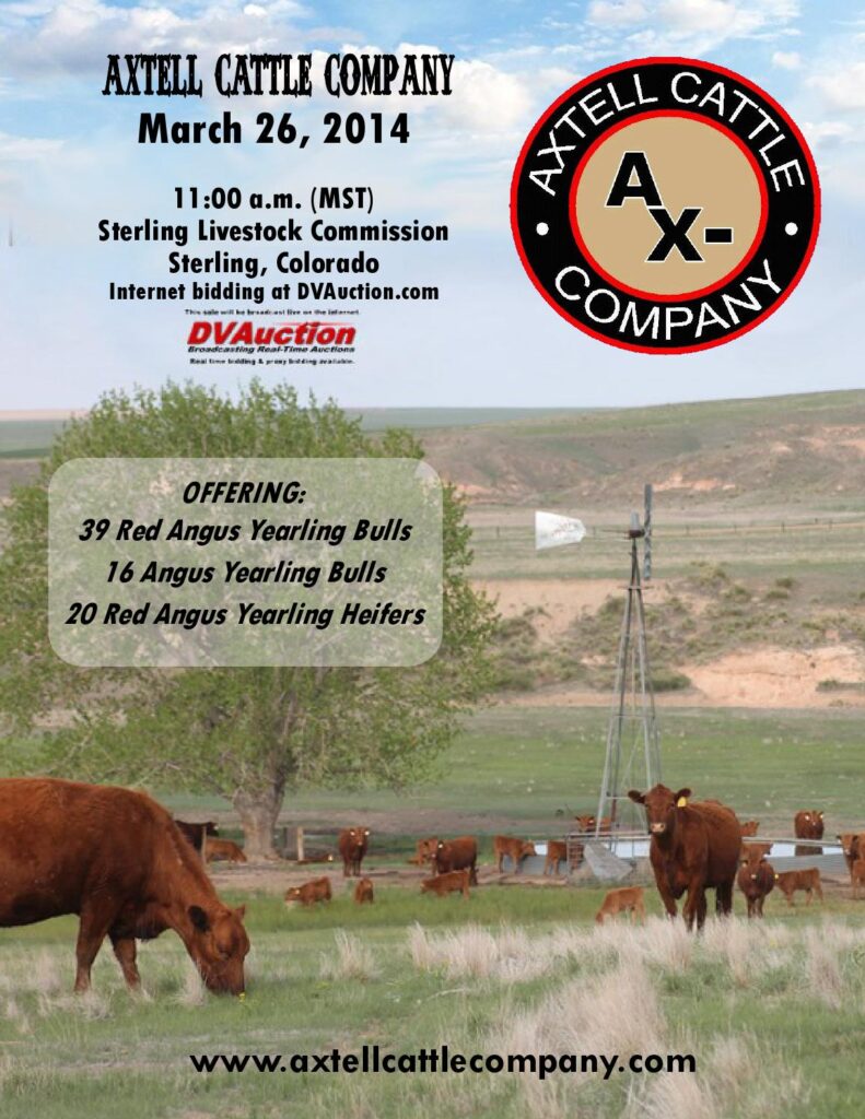 Axtell Cattle Company - 2014 Production Sale
