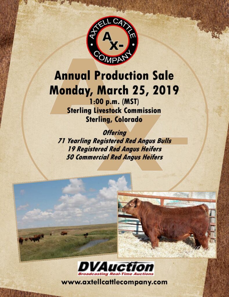 Axtell Cattle Company - 2019 Sale