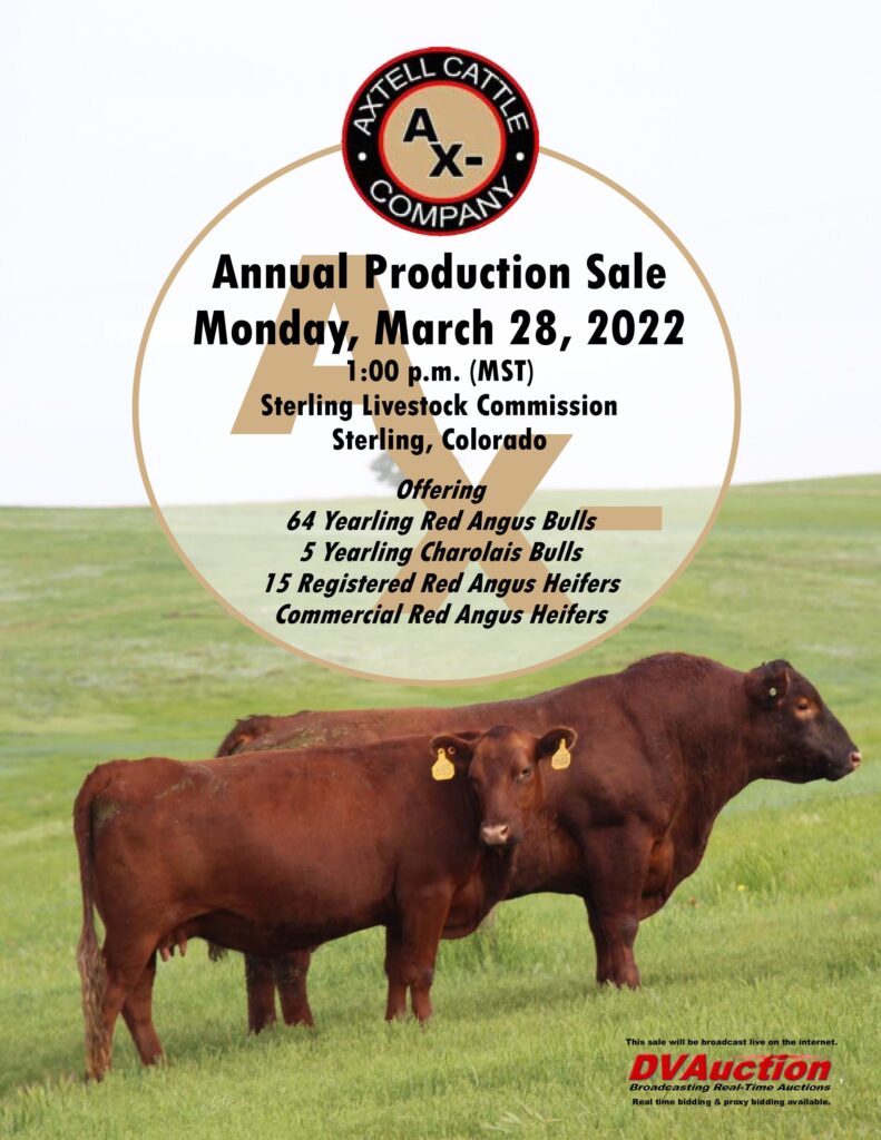 Axtell Cattle Company - 2022 Spring Sale