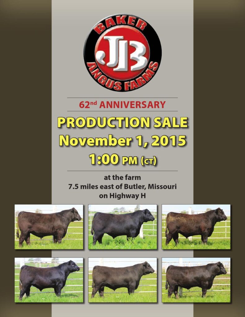 Baker Angus Farms - 62 Anniversary Production Sale