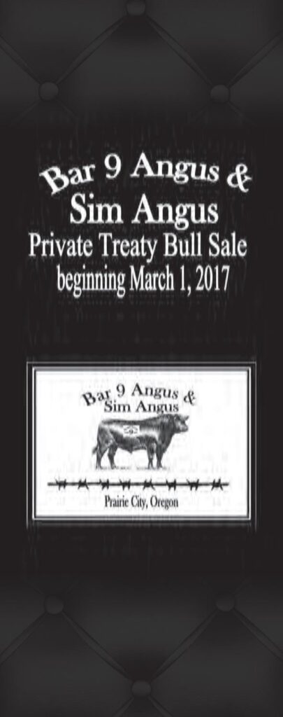 Bar 9 Angus & Sim Angu - 2017 Sale