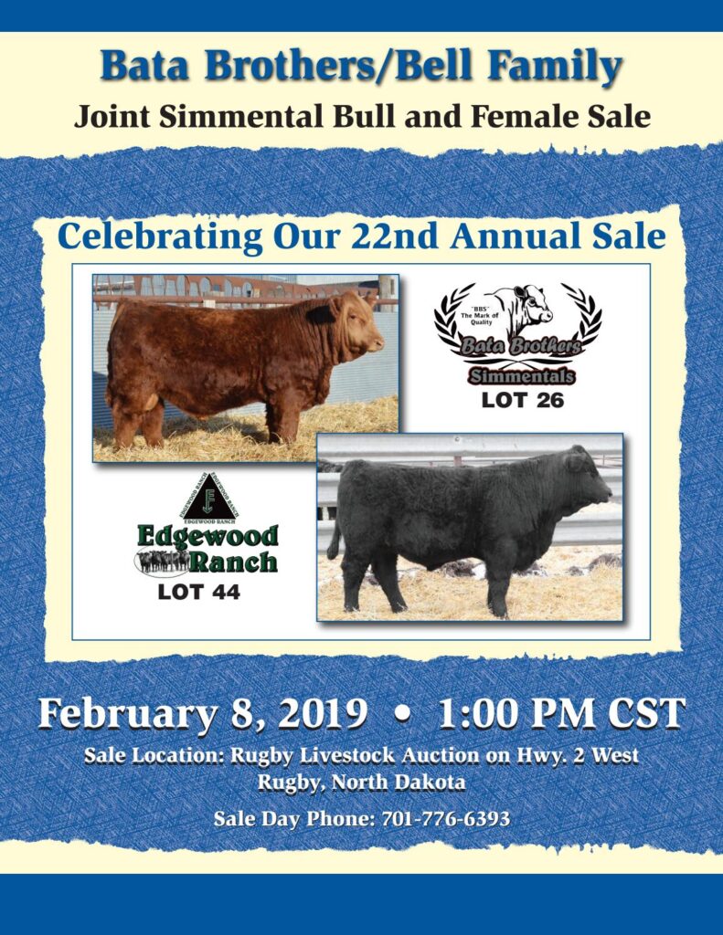 Bata Brothers/Bell Family - 2019 Production Sale