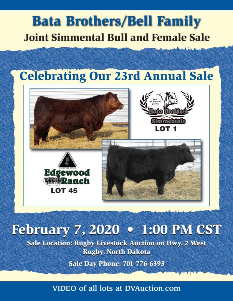 Bata Brothers/Bell Family - 2020 Production Sale