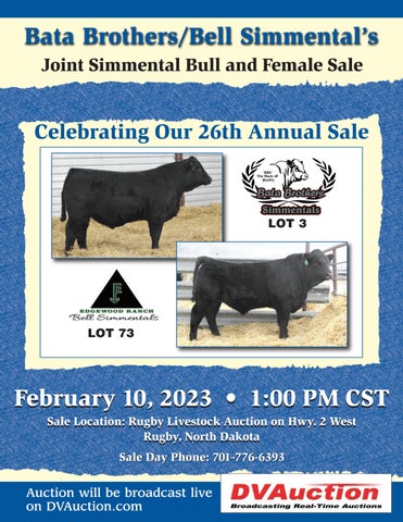 Bata Brothers/Bell Family - 2023 Spring Production Sale