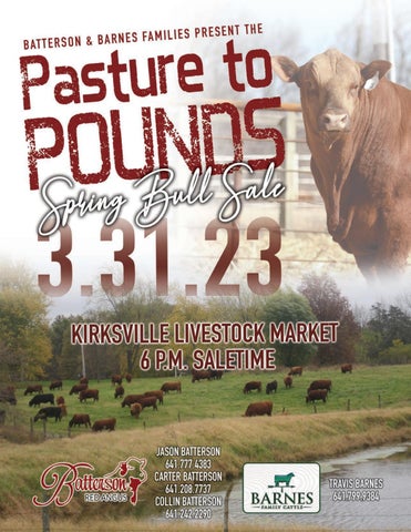 Batterson Red Angus - 2023 Pasture 2 Pounds Sale
