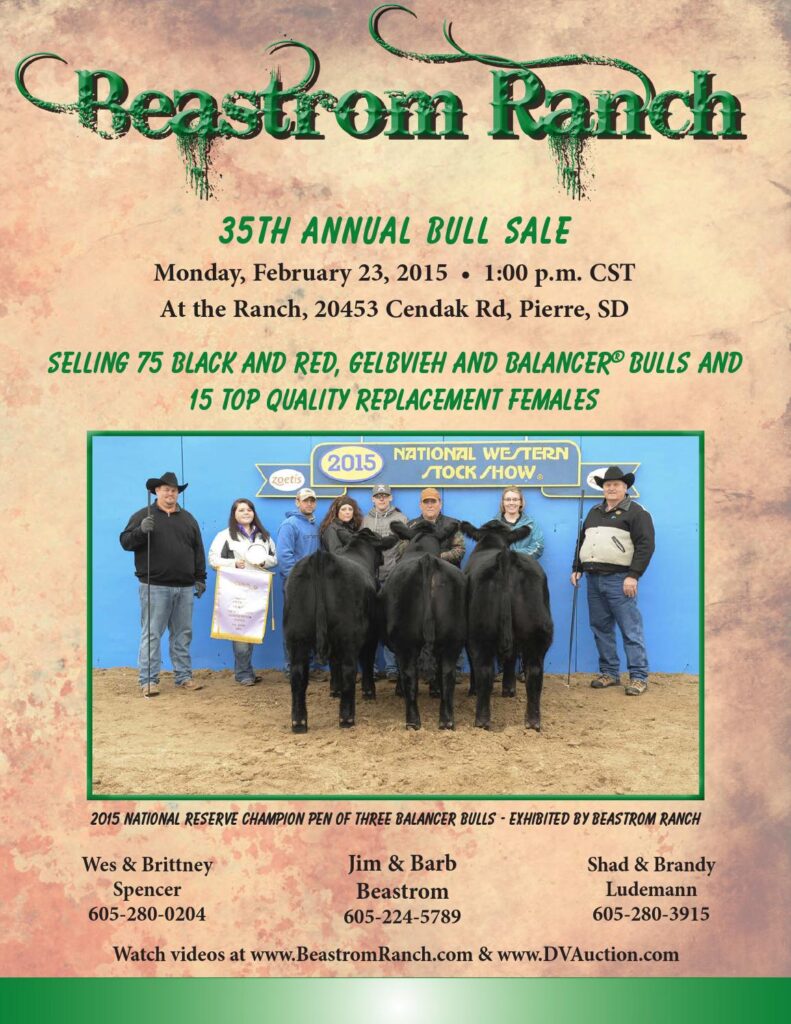 Beastrom Ranch - 35th Annual Bull Sale