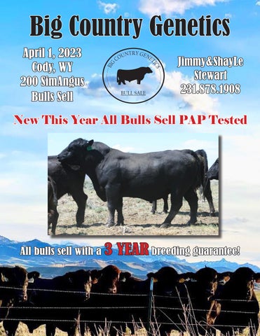 Big Country Genetics - 2022 Fall Newsletter