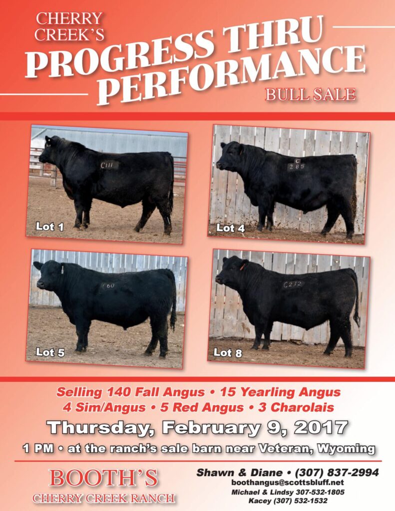 Booth's Cherry Creek Ranch - 2017 Bull Sale