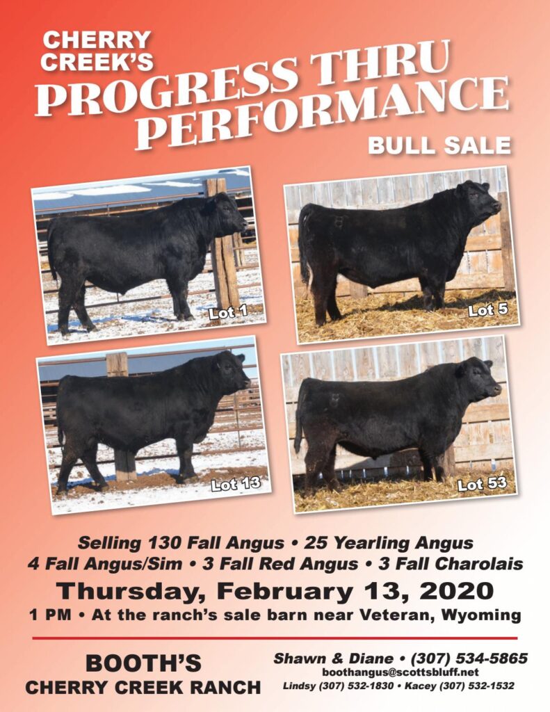 Booth's Cherry Creek Ranch - 2020 Sale