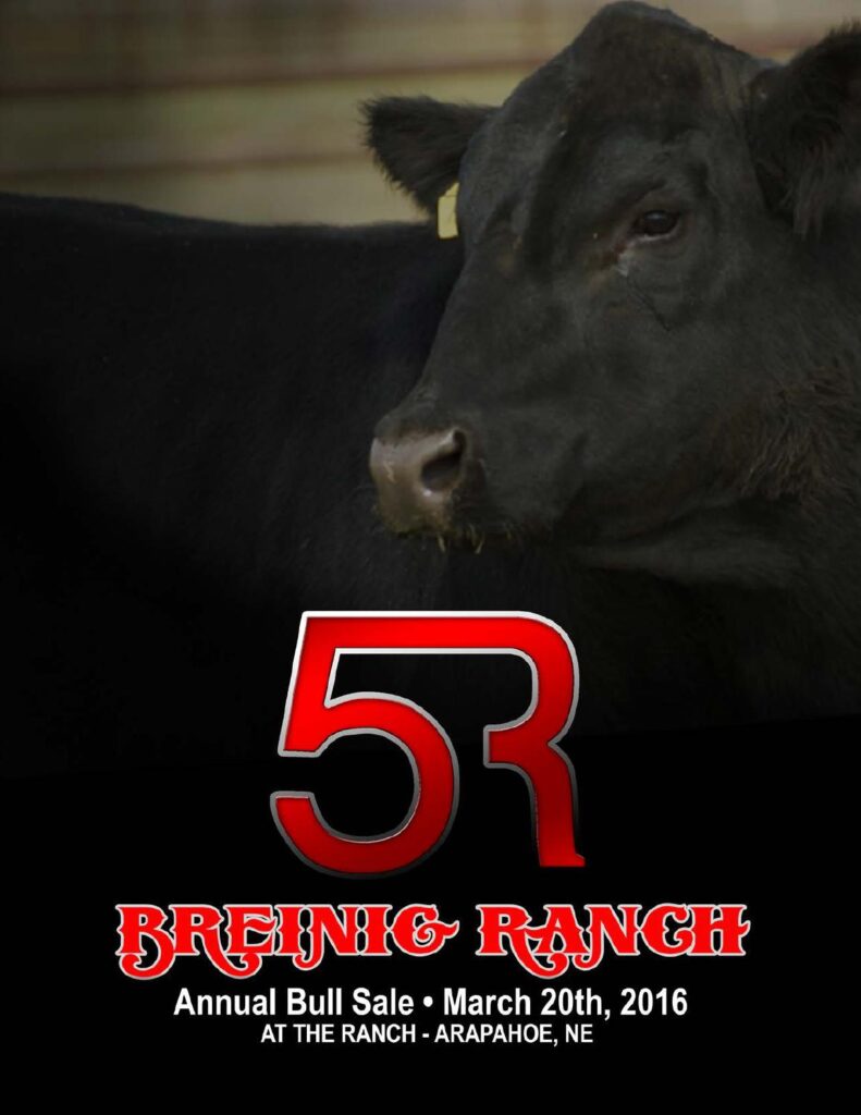 Breinig Ranch - 2016 Annual Bull Sale