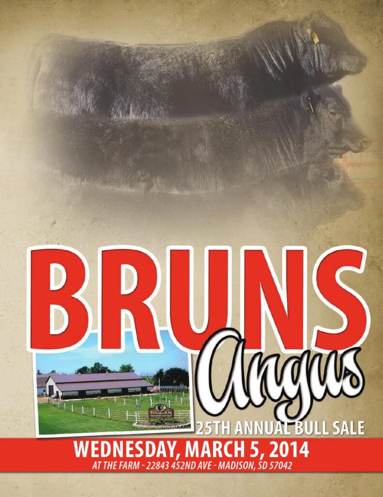 Bruns Angus - 25th Annual Bull Sale
