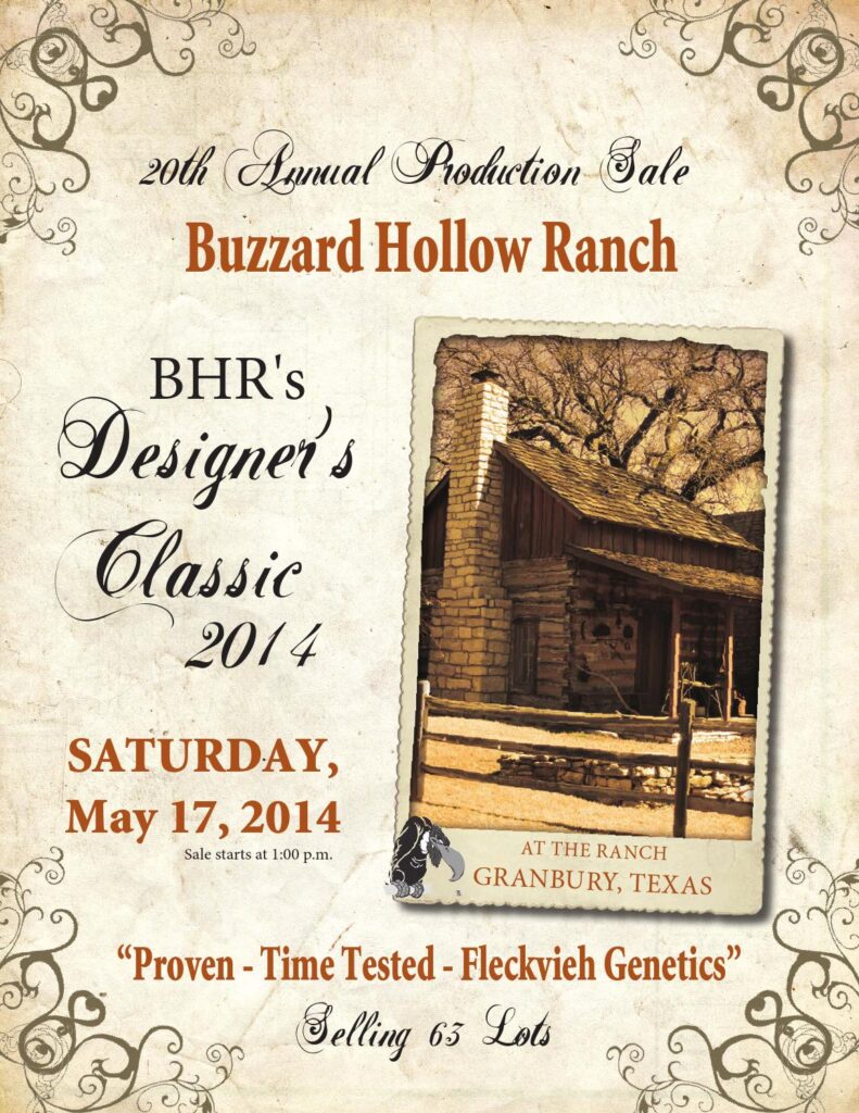 Buzzard Hollow Ranch - 2014 Designers Classic Sale