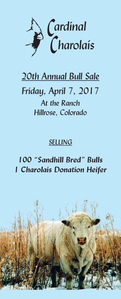 Cardinal Charolais - 20th Annual Bull Sale