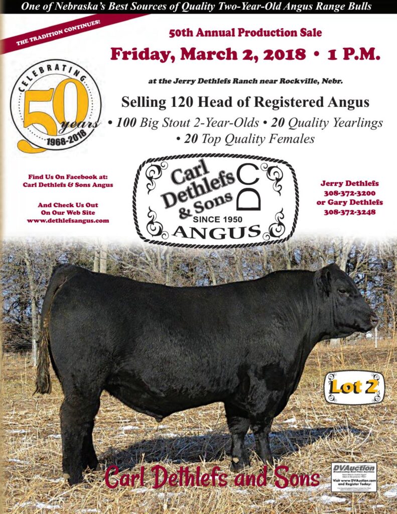 Carl Dethlefs & Sons Angus - 2018 Bull Sale