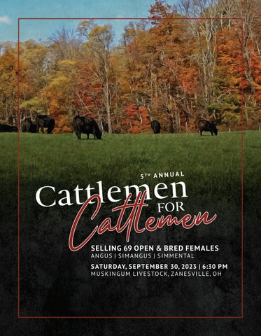 Cattlemen for Cattlemen - 2023 Sale