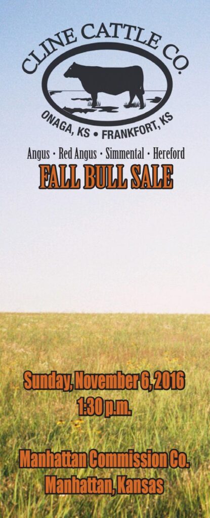 Cline Cattle Company - 2016 Fall Bull Sale