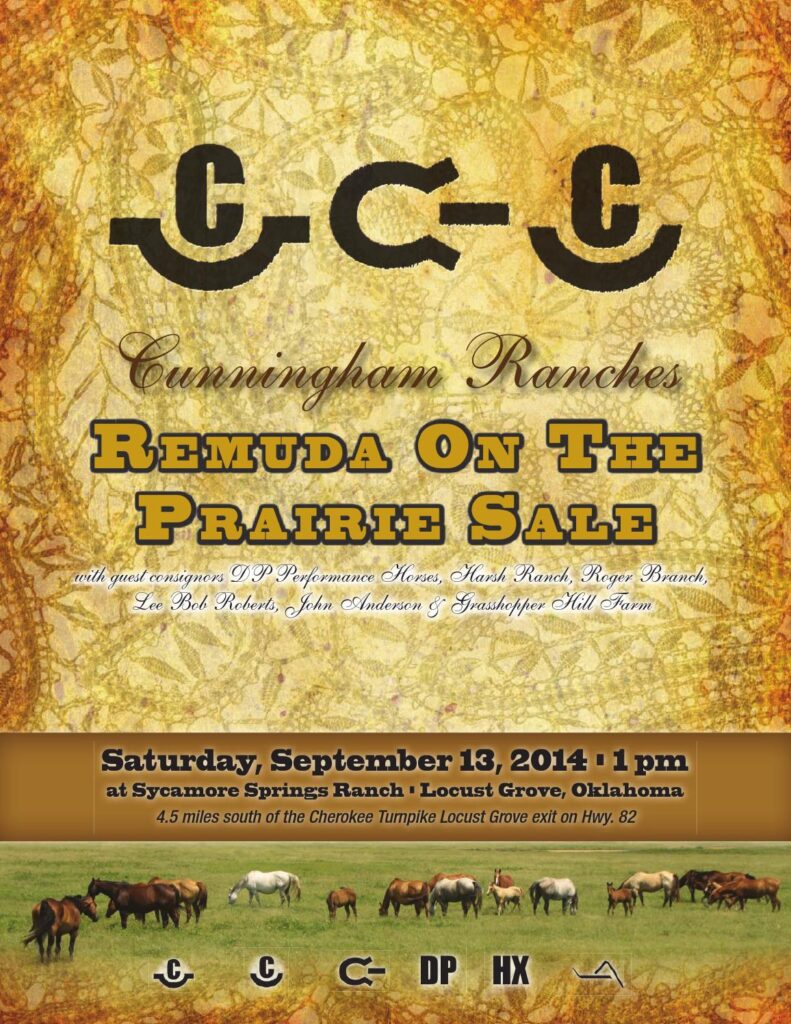 Cunningham Ranches - 2014 Remuda on the Praire Sale