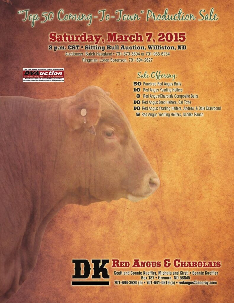 DK Red Angus and Charolais - 2015 Production Sale