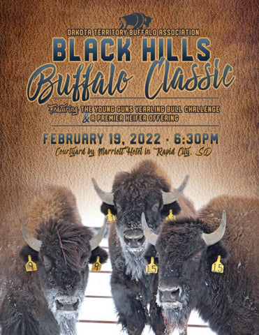 Dakota Territory Buffalo Association - Spring 2022 Sale