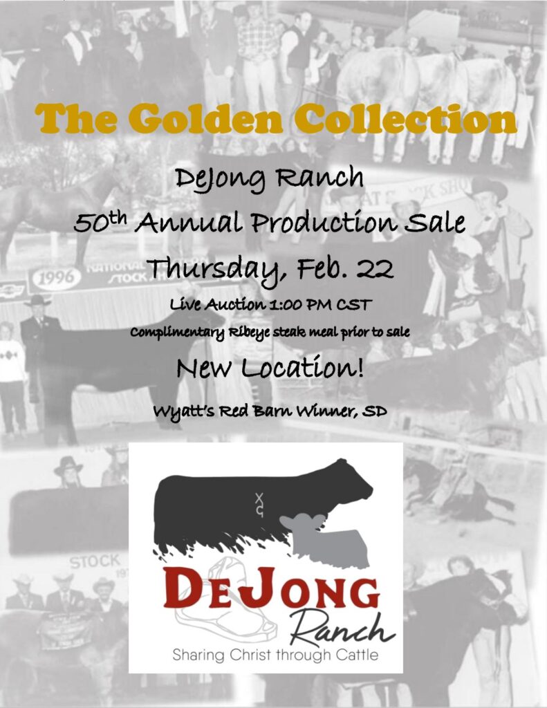 DeJong Ranch - 2018 Bull Sale