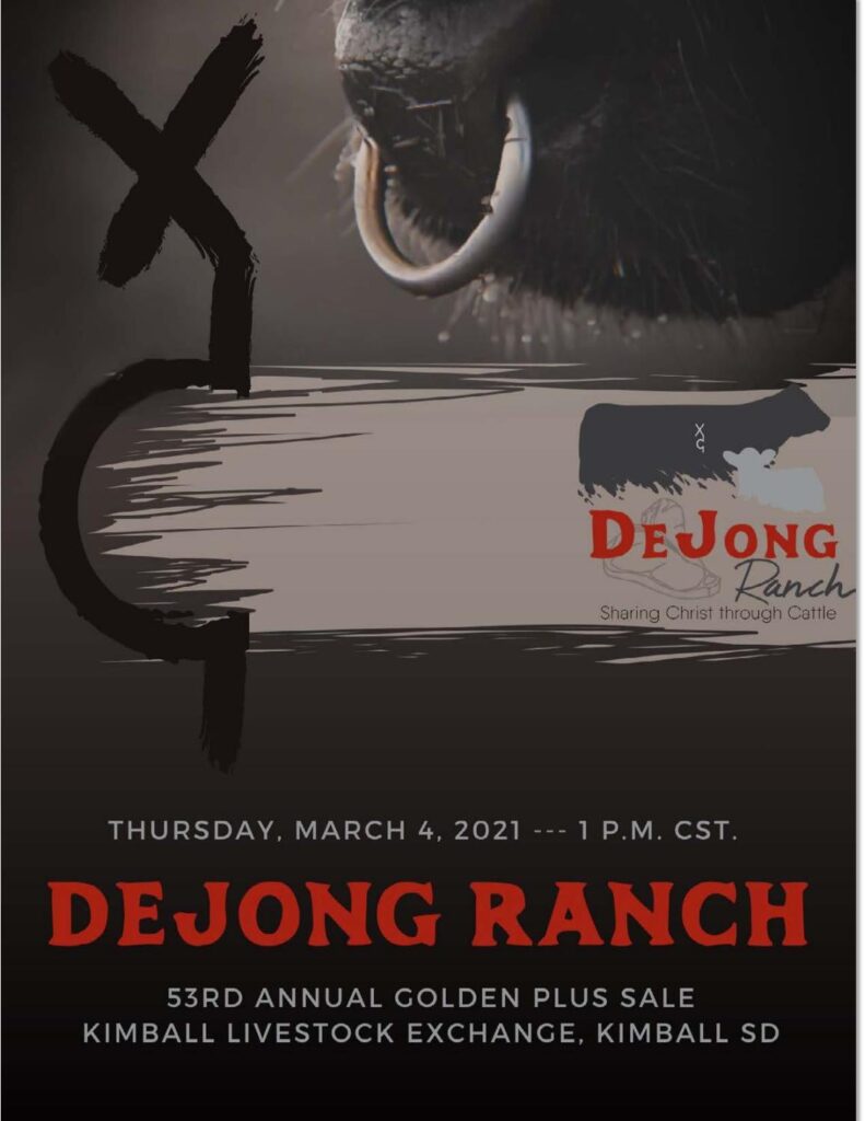 DeJong Ranch - 2021 Spring Sale