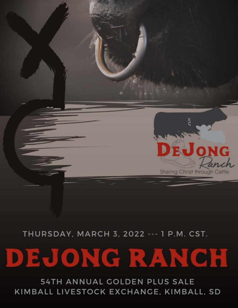 DeJong Ranch - 2022 Spring Sale
