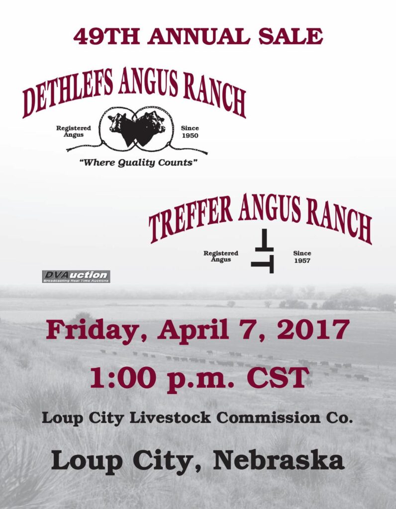 Dethlefs/Treffer Angus Ranch - 2017 Bull Sale