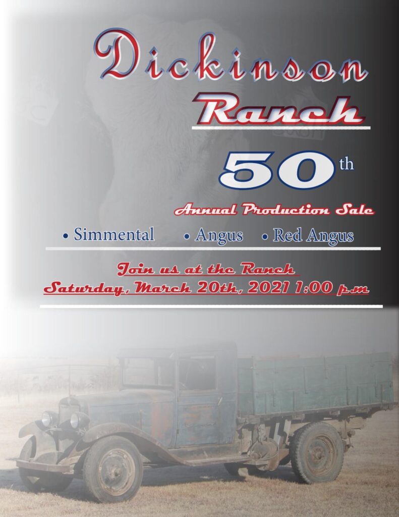 Dickinson Ranch - 2021 Spring Sale