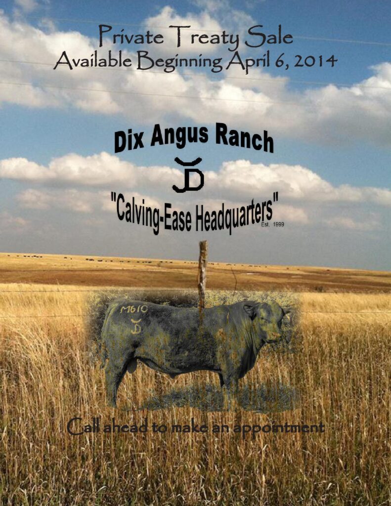 Dix Angus Ranch - 2014 Private Treaty Sale