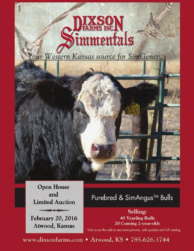 Dixon Farms - 2016 Private Treaty Bull Sale