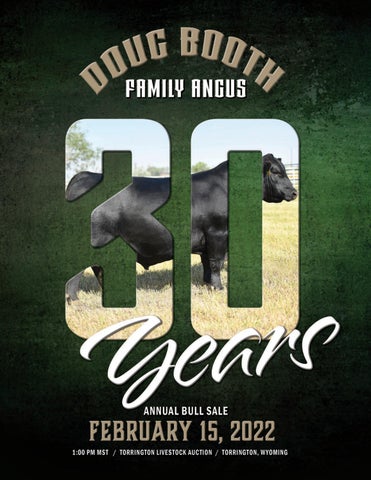Doug Booth Family Angus - 2022 Spring Sale