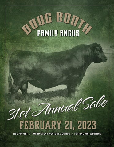Doug Booth Family Angus - 2023 Spring Sale