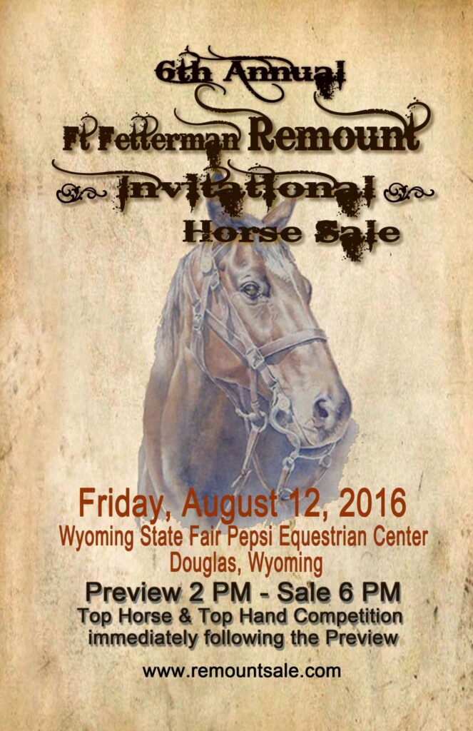 Ft. Fetterman Remount - 6th Annual Invitational Horse Sale