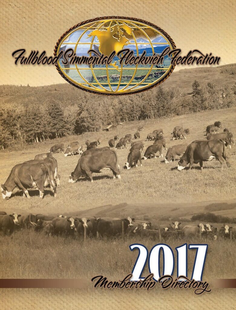Fullblood Simmental Fleckvieh Federation - 2017 Membership Directory