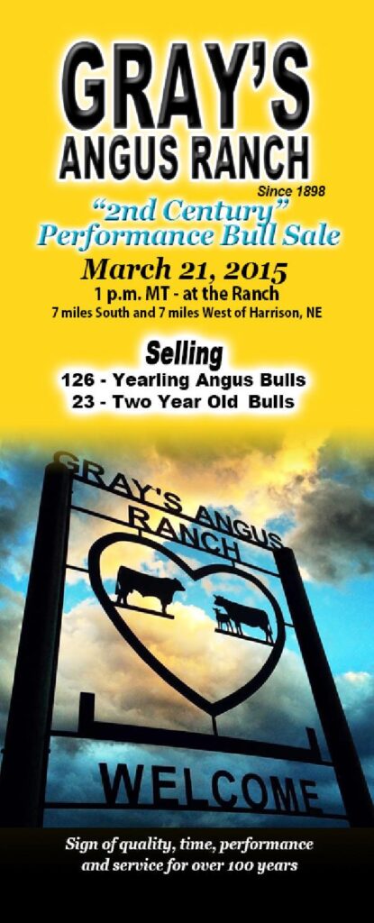 Gray's Angus Ranch - '2nd Century' 2015 Performance Bull Sale